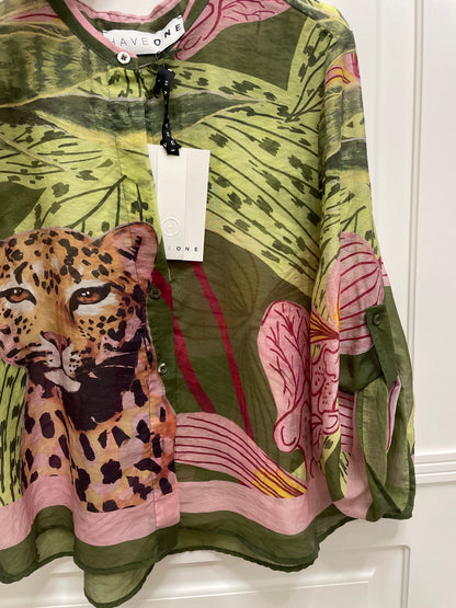 Camicia stampa leopardo The Island HaveOne - CVS-Q499 -