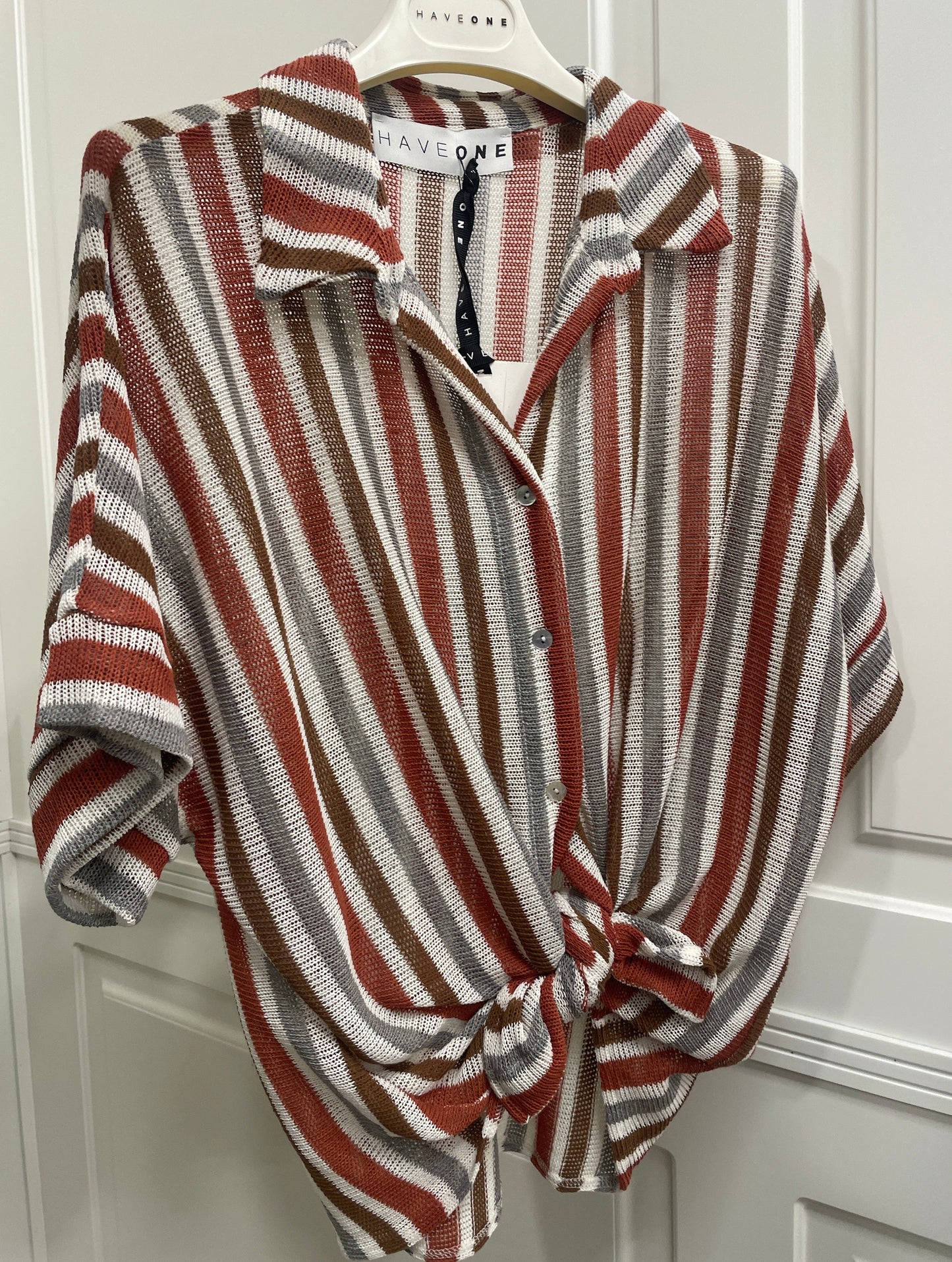 Camicia in maglia a righe HaveOne - CMA-Q452 -