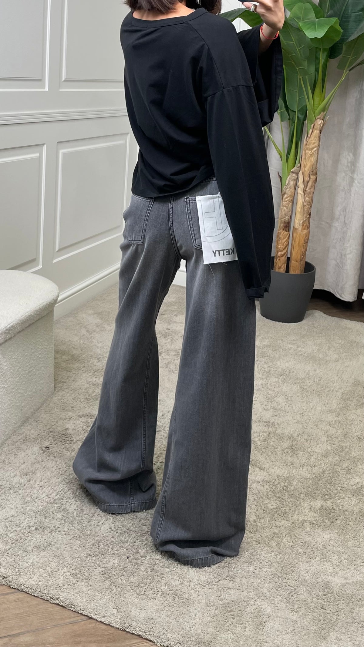 Jeans Ketty nero HaveOne - PGZ-R057 -