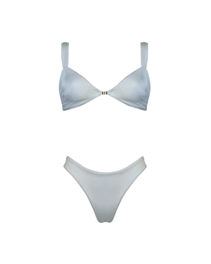 Jane lycra lucida bianco Matinée