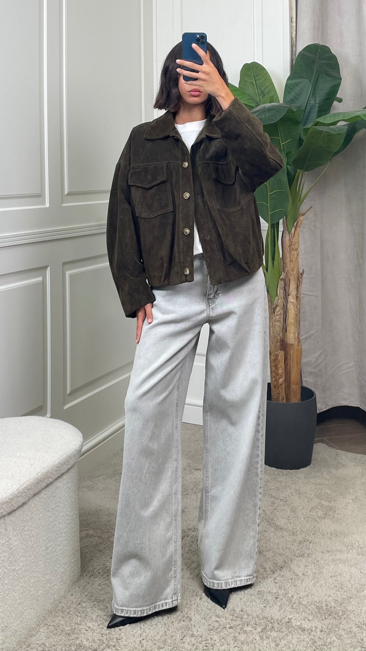 Jeans HaveOne "Bella" grigio chiaro -PLS-Q028-