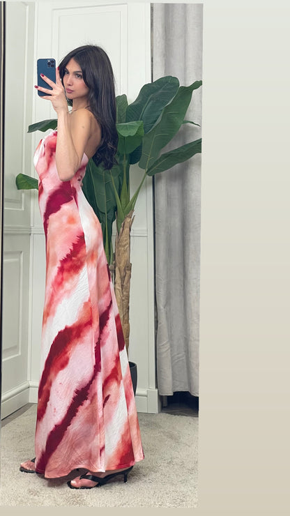 Abito lungo  "Tie Dye" HaveOne   AVS-Q102