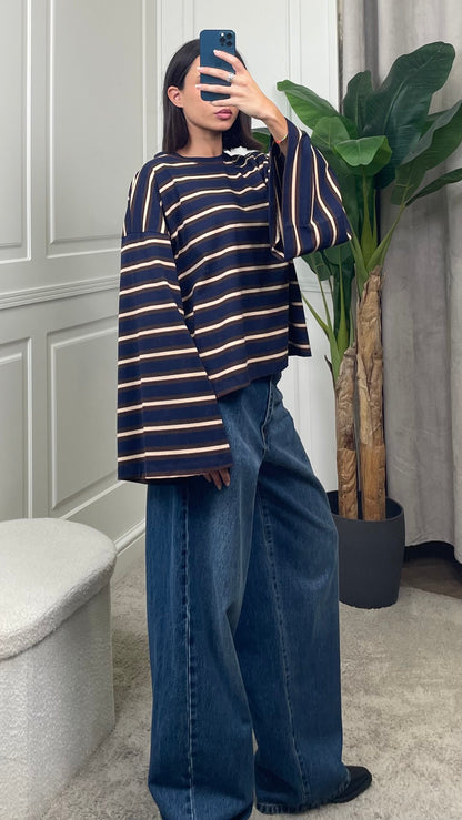 Long sleeve a righe Vicolo - UAC0192 -