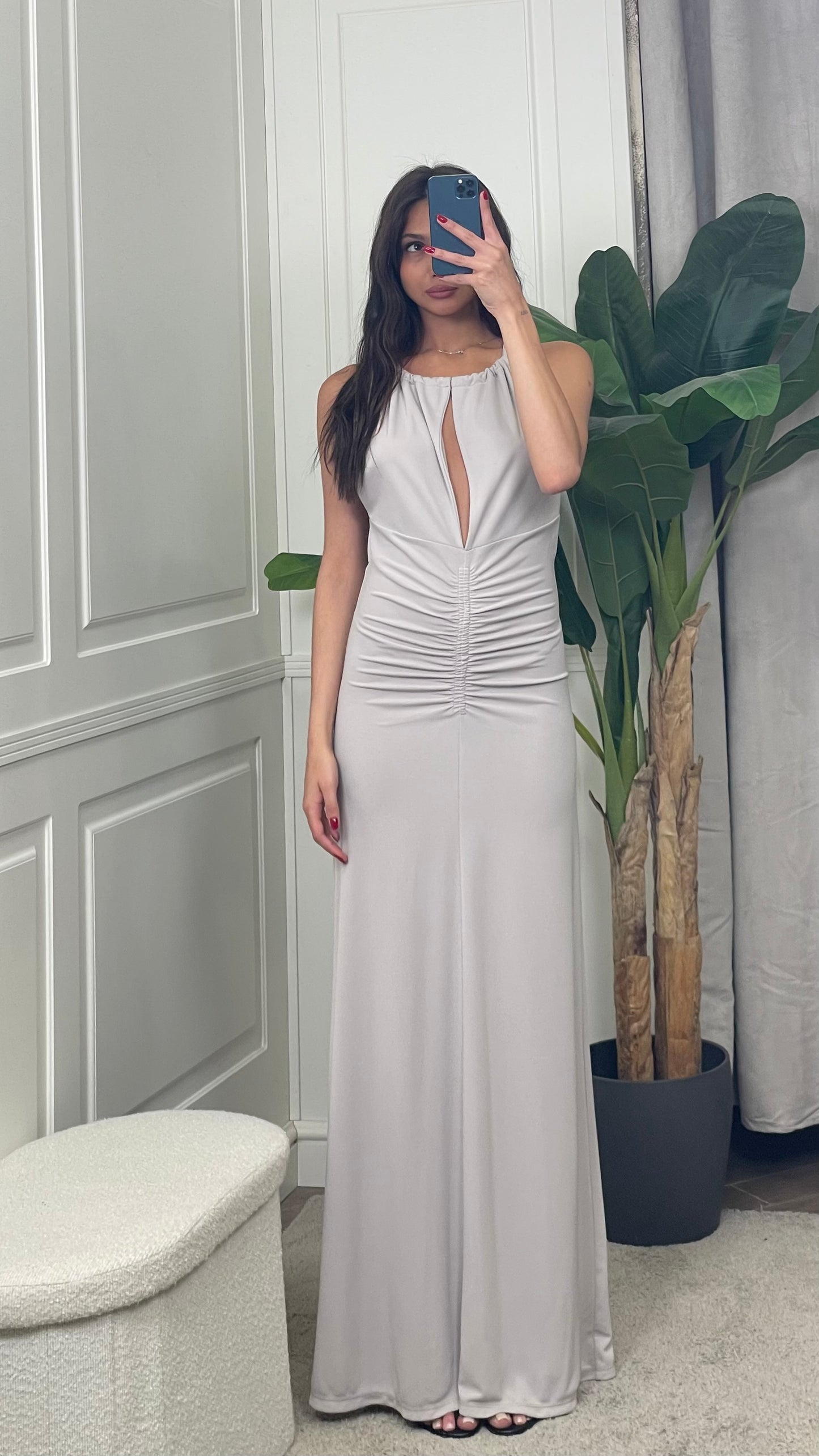 Abito lungo halter HaveOne - AMA-L032 -