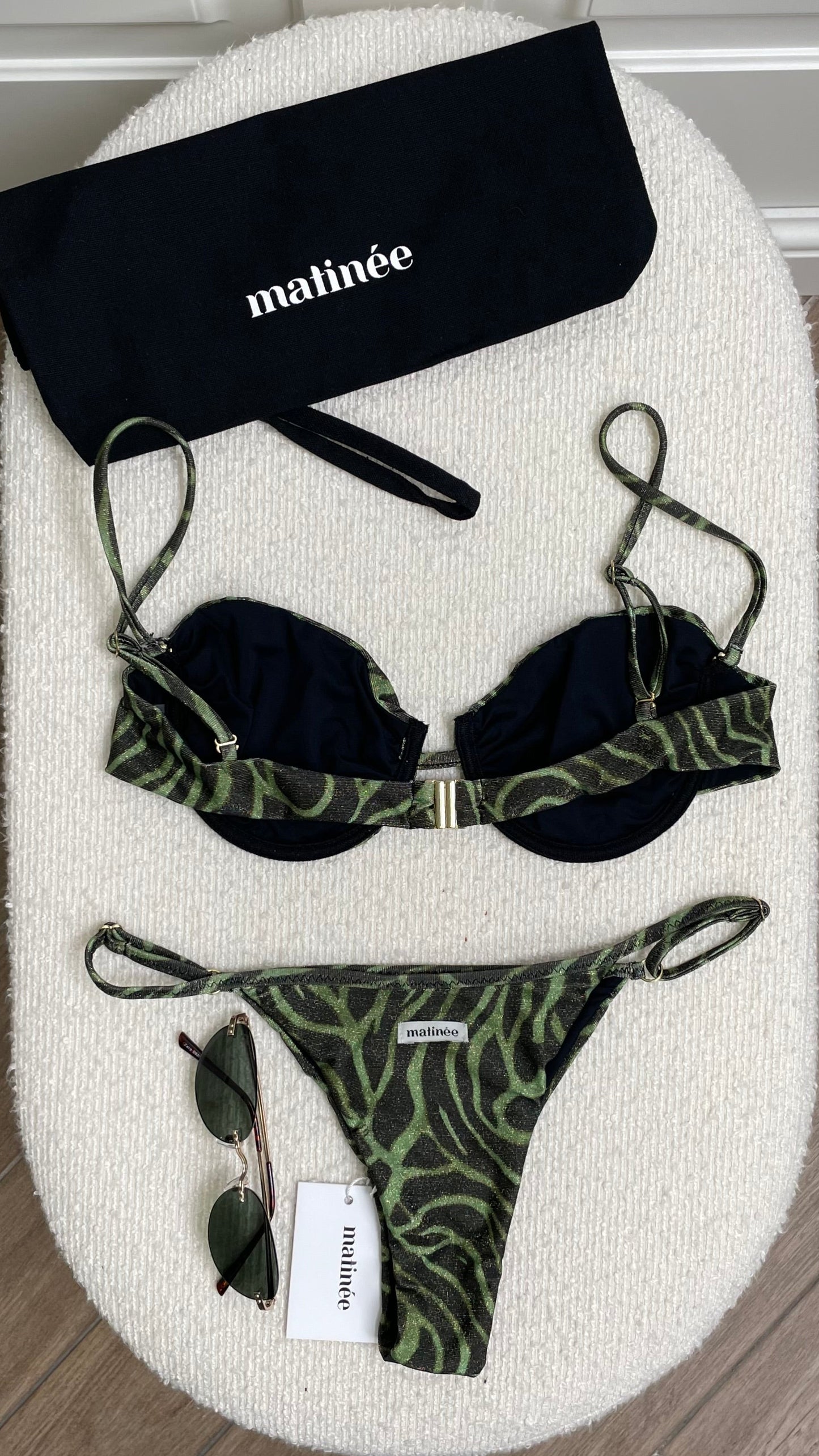 Marina fantasia zebrato verde Matinée