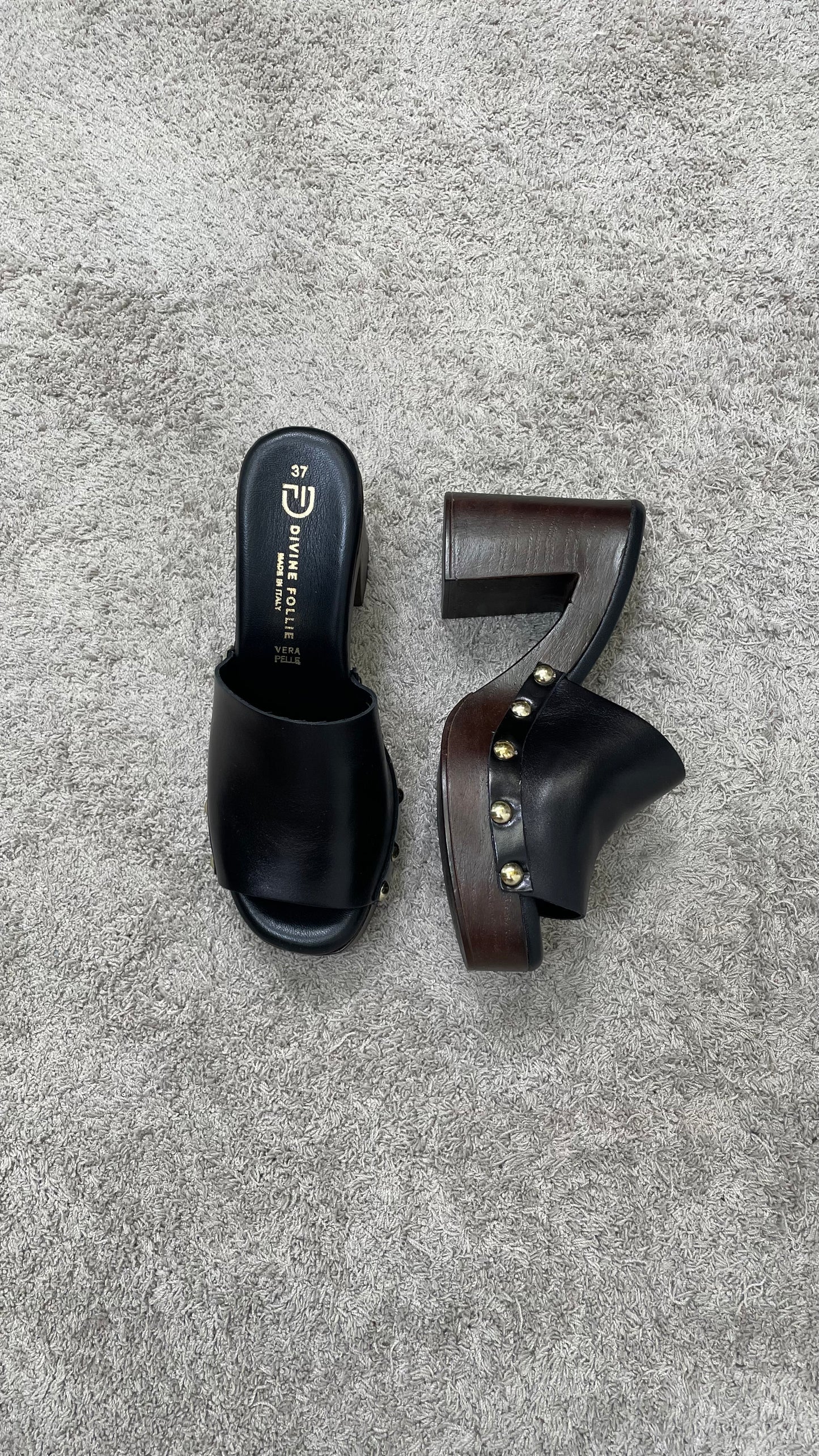Sandalo sabot con tacco Divine Follie - 2581 -