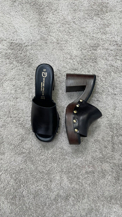 Sandalo sabot con tacco Divine Follie - 2581 -