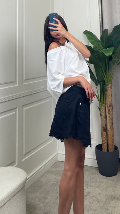 Shorts farfalla con pizzo sul fondo HaveOne - PSB-Q665 -