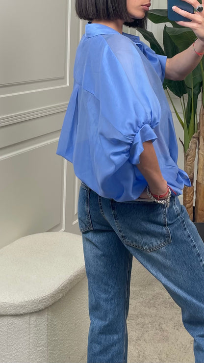 Camicia oversize semitrasparente Vicolo - TAB2383 -