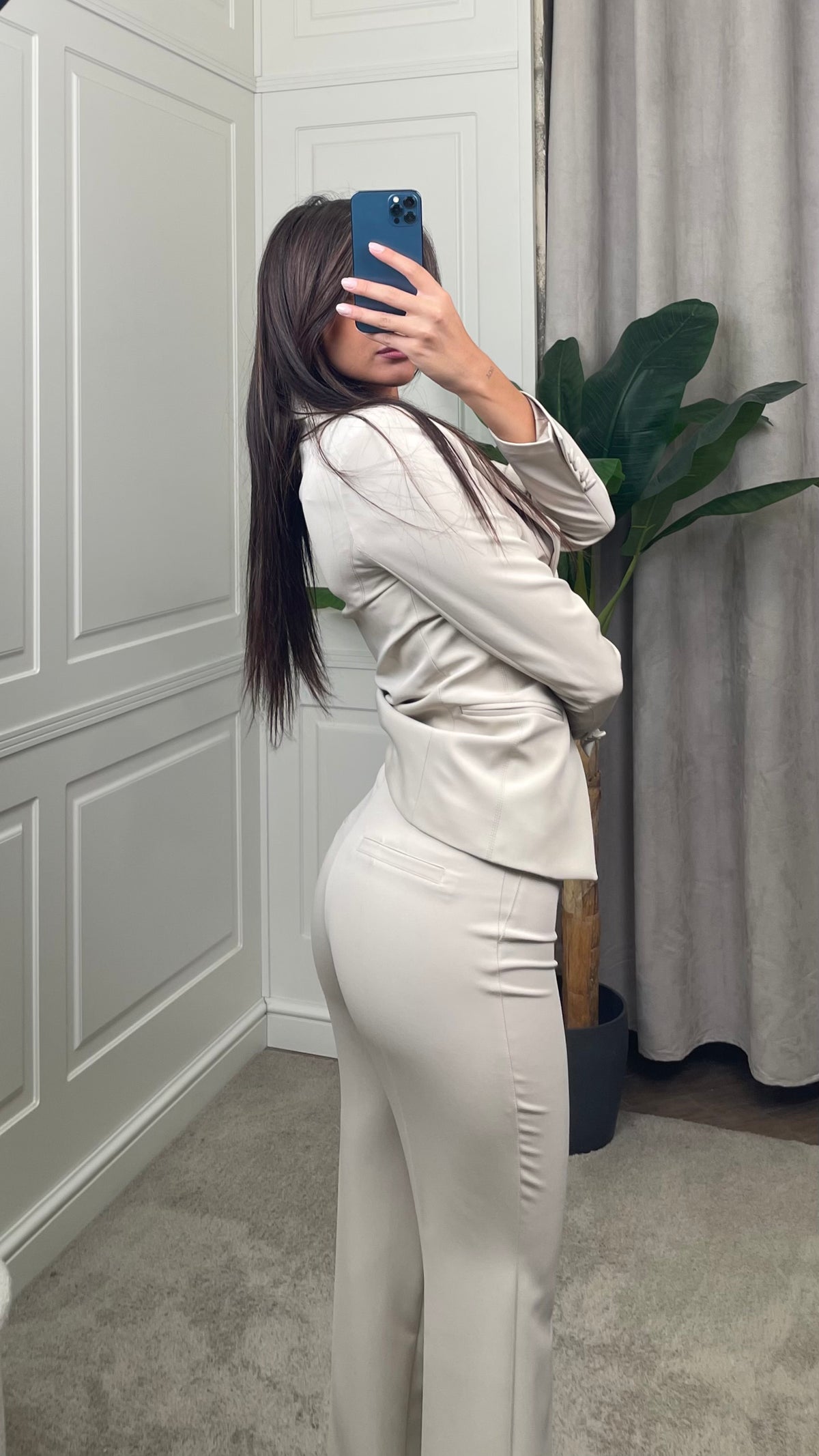 Pantalone Flare Greige Silence Limited - NP2003KEY -