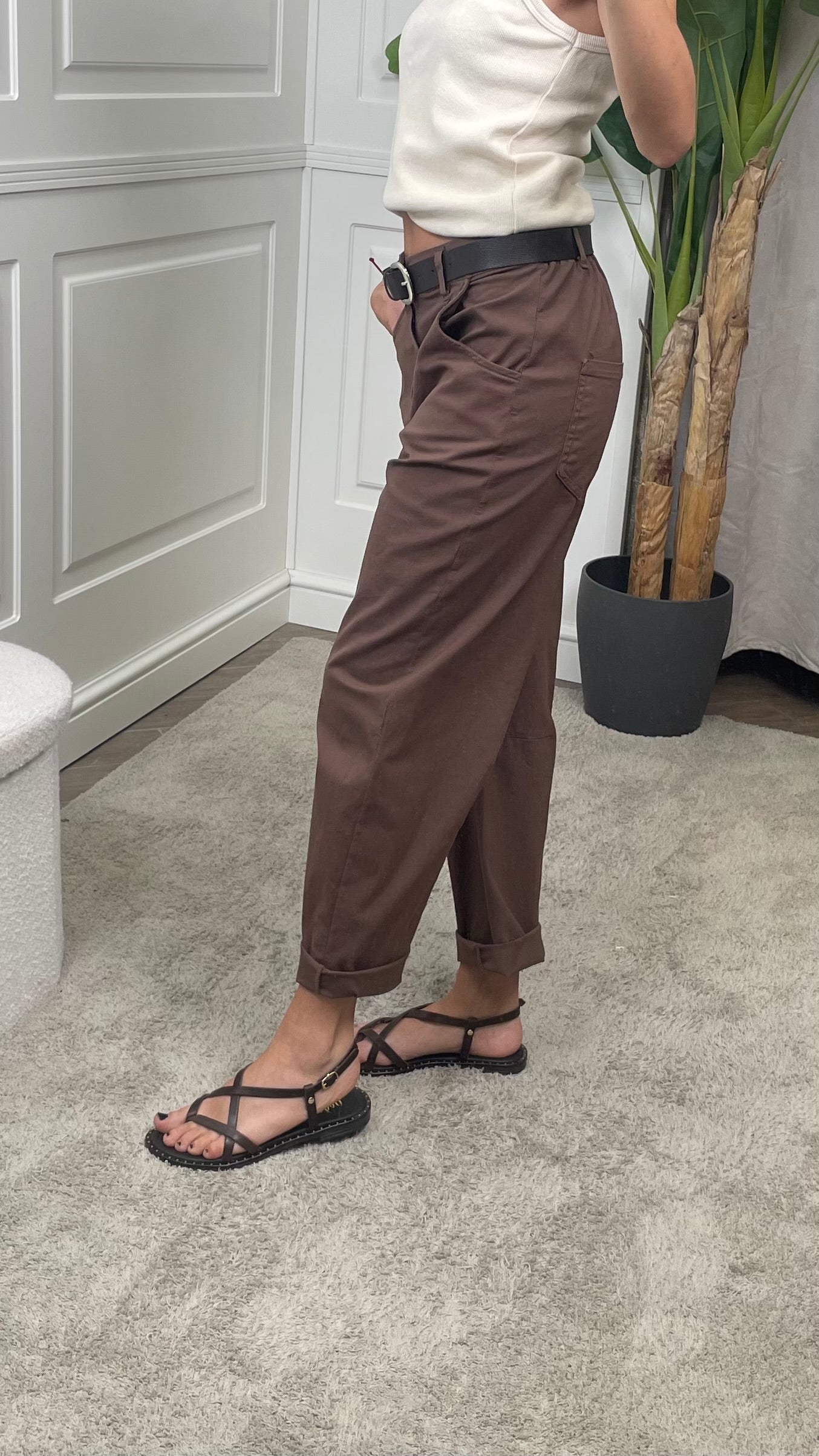 Pantalone in cotone HaveOne - PFW-Q585 -