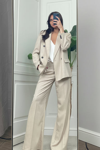 Blazer sartoriale ViCOLO  (Menta/Beige/Perla) -TAB1129-