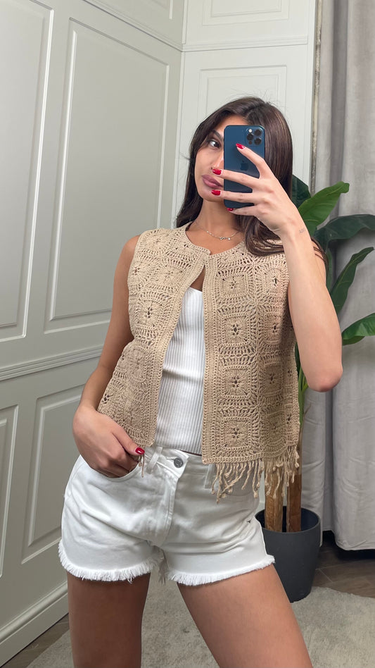 Gilet uncinetto Vicolo - 5AB5026 -
