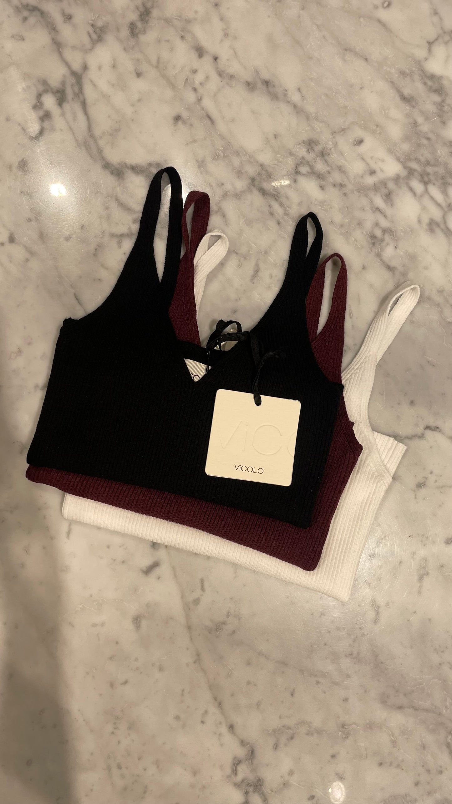 Top a costine cut out Vicolo - 2AB2185 -
