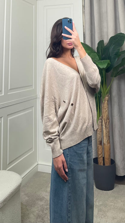 Cardigan lana doppiopetto Vicolo - 2AC2028 -