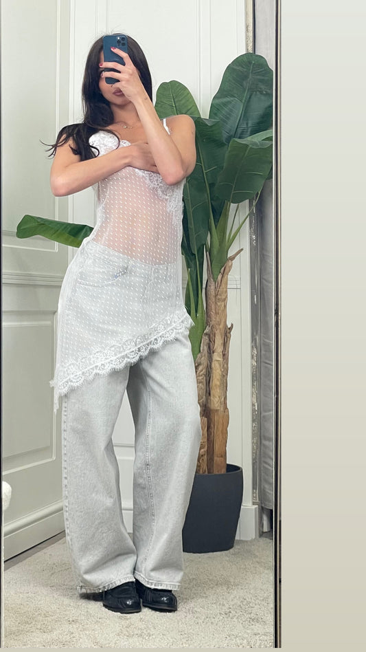 Top in pizzo "HaveOne"  -AVS Q056-