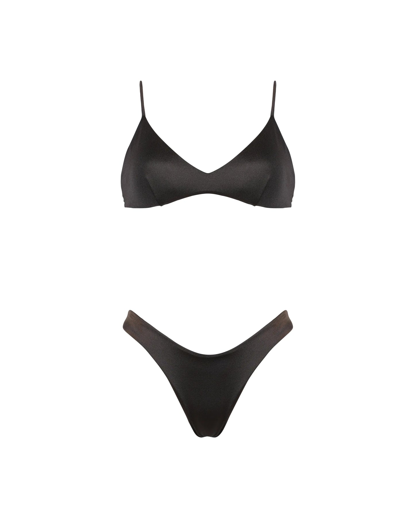 Tina lycra lucida seppia Matinée