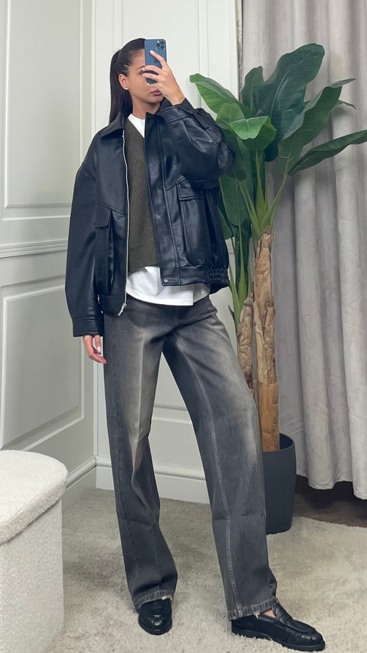 Bomber in pelle HaveOne - JJJ-R073 -