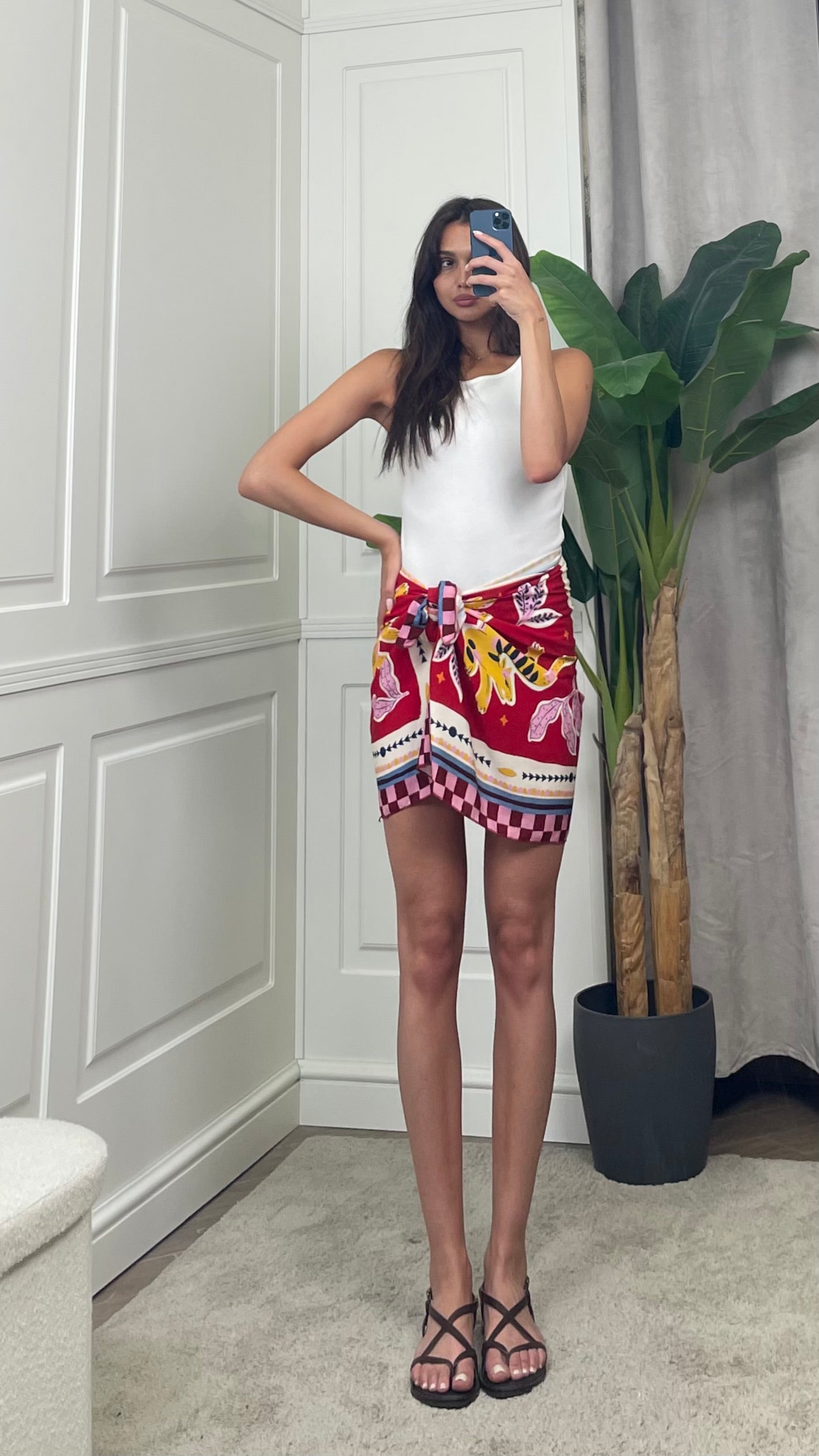 Gonna pareo foulard India - GVS-Q166 -