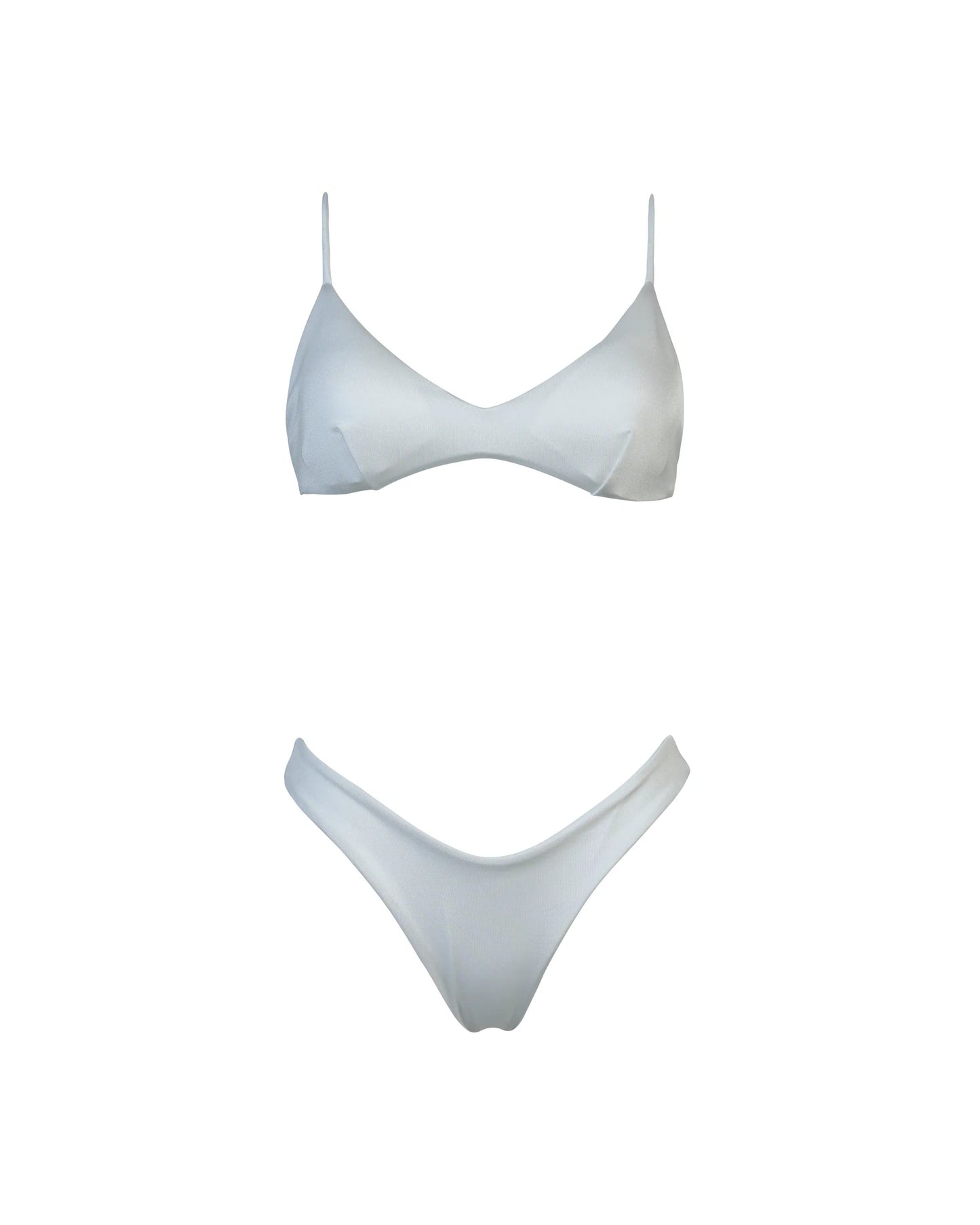 Tina lycra lucida bianco Matinée