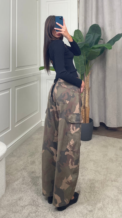 Pantalone cargo camouflage HaveOne - PSB-R253 -