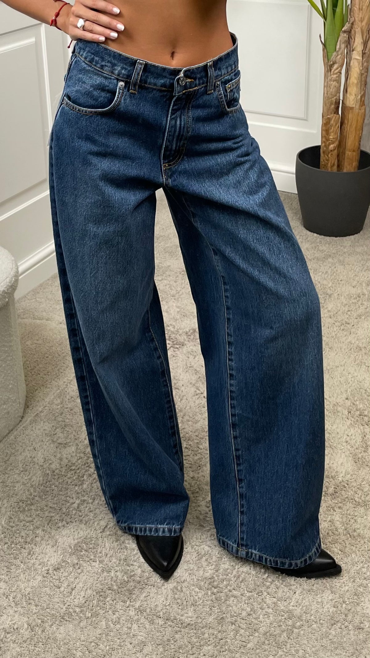 Jeans BELLA denim blu HaveOne - PLS-R097 -