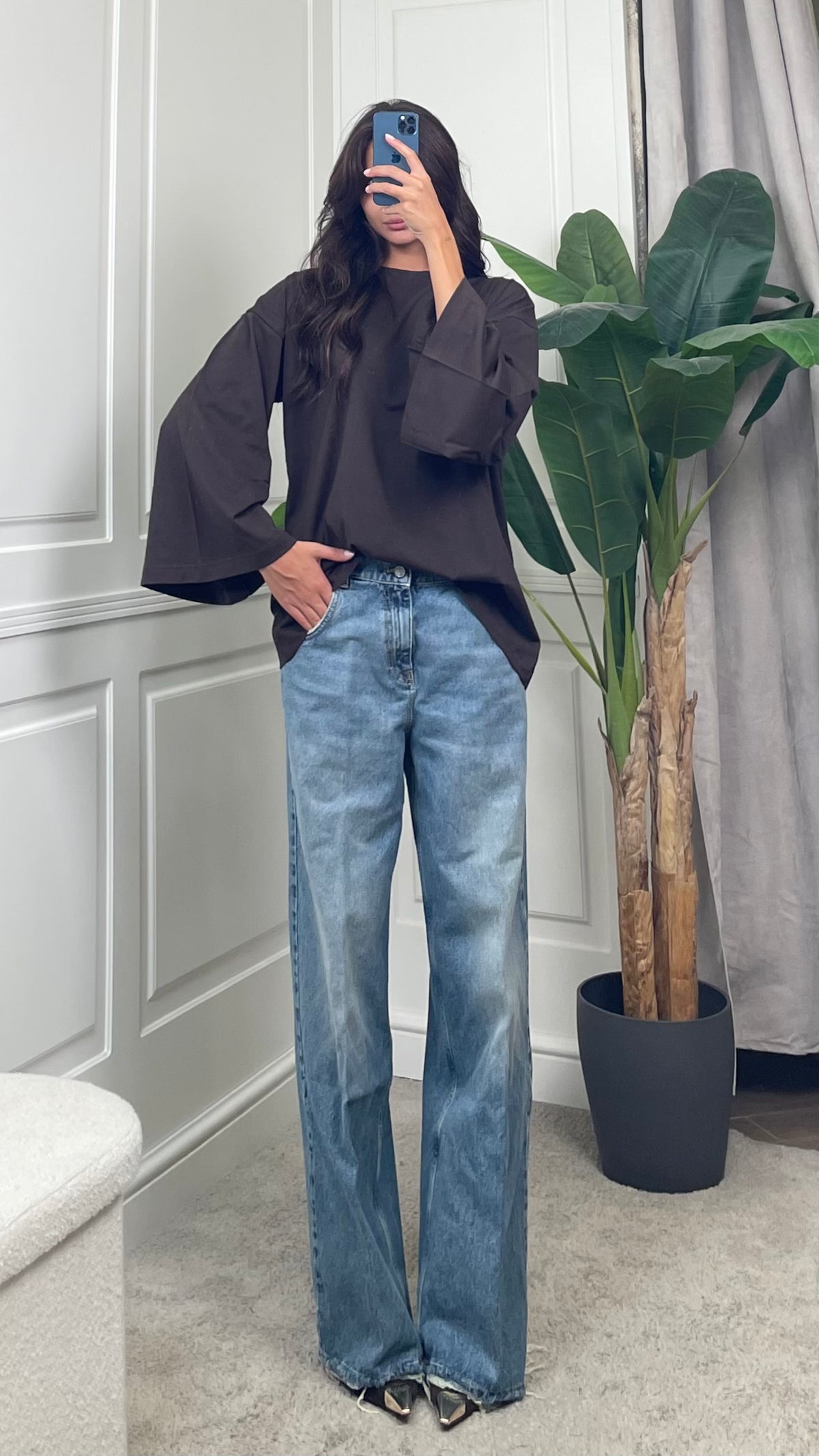 Jeans MIA baggy fit denim vintage Vicolo - DAC5126 -
