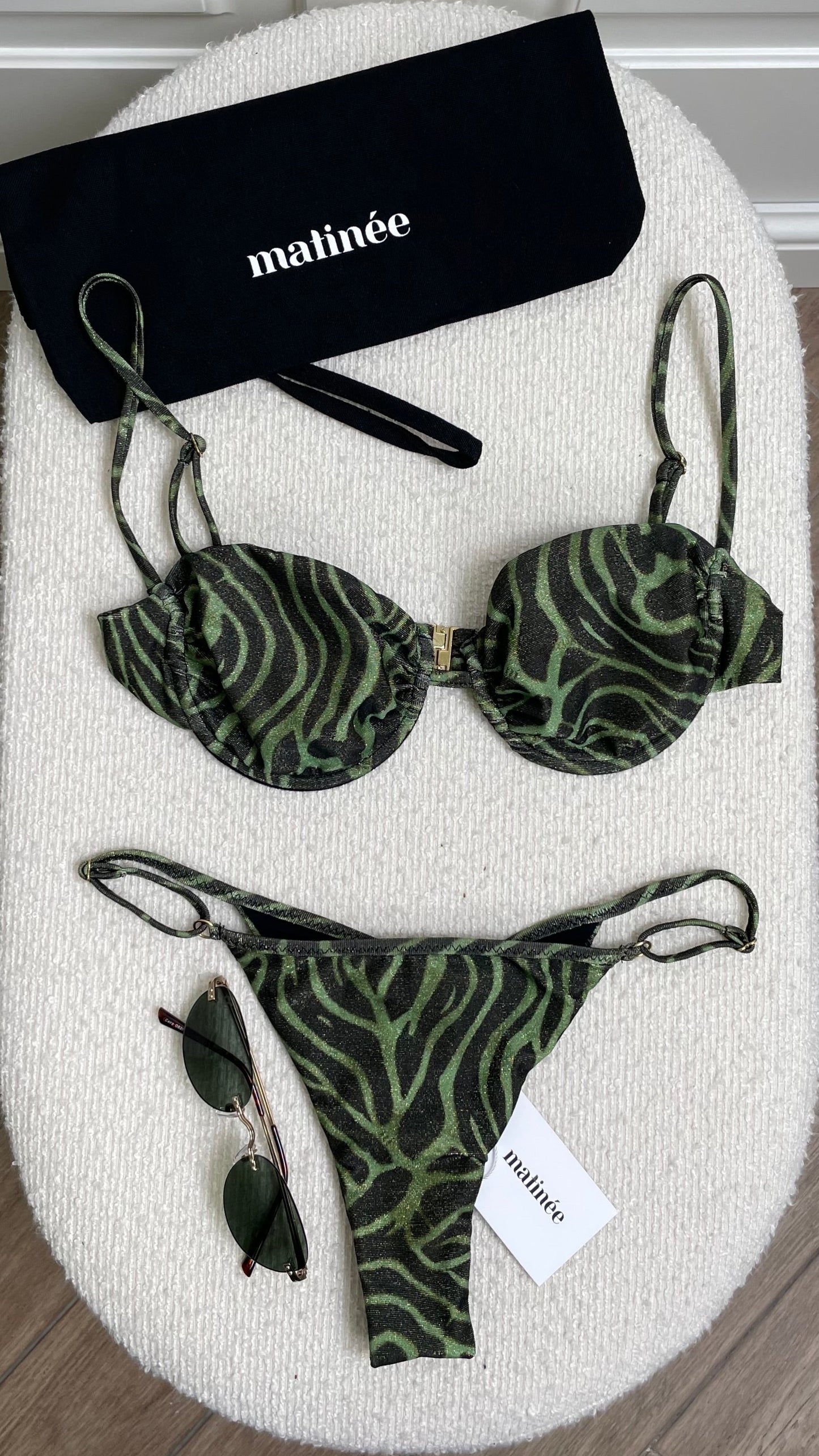 Marina fantasia zebrato verde Matinée