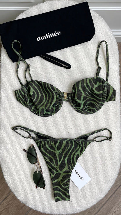 Marina fantasia zebrato verde Matinée