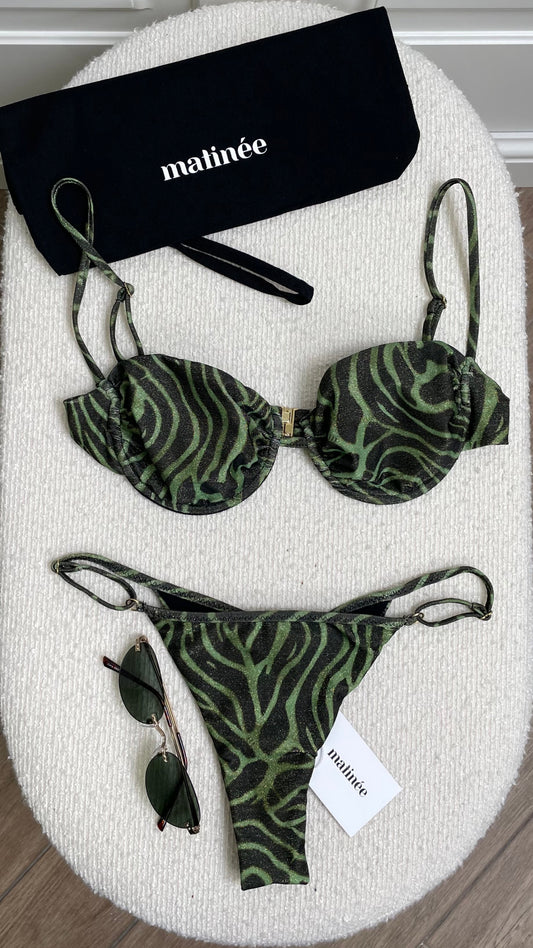Marina fantasia zebrato verde Matinée