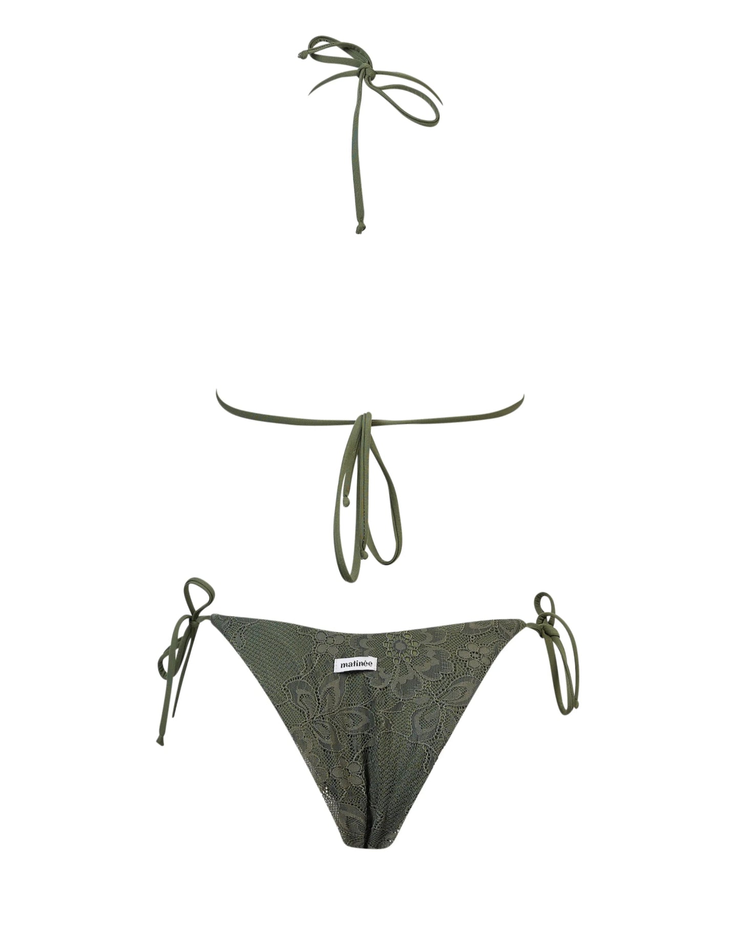Kate merletto verde Matinée
