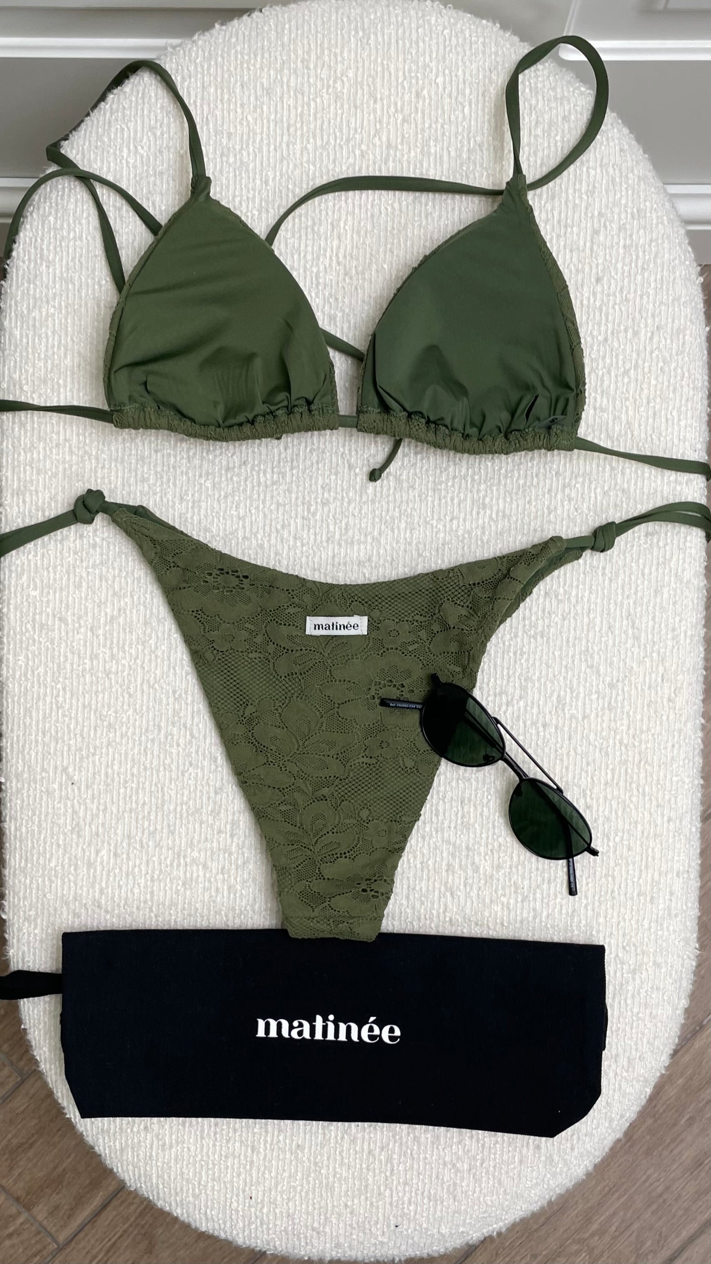 Kate merletto verde Matinée