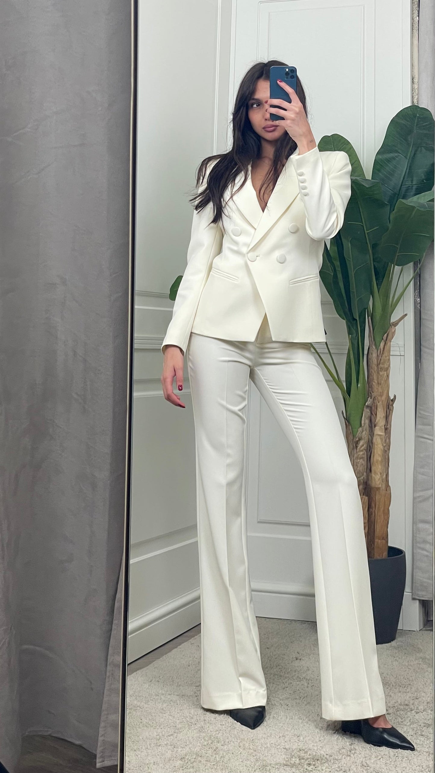 Pantalone Flare latte Silence Limited - NP2003KEY -