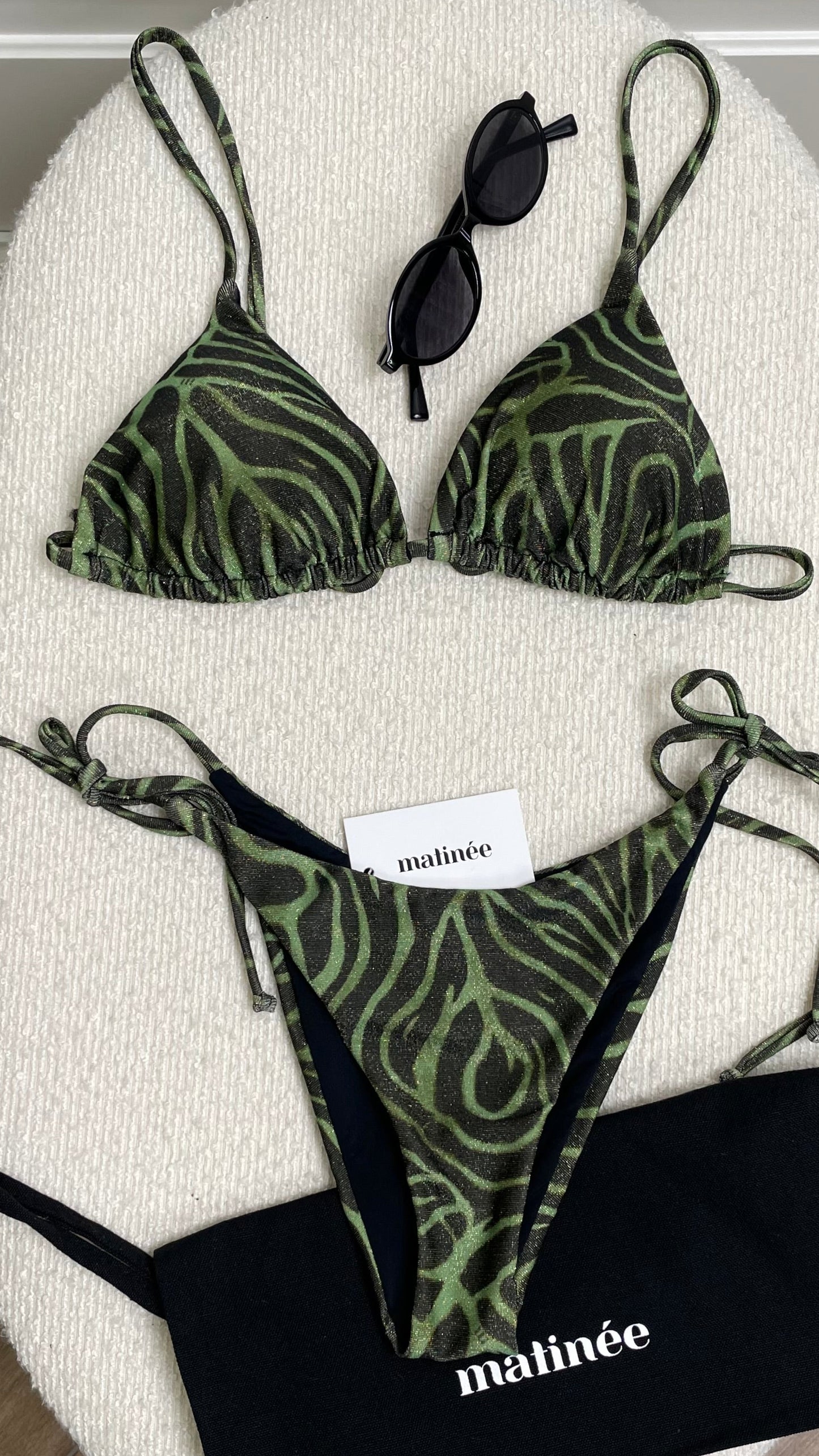 Kate fantasia zebrato verde Matinée - CB7010 -
