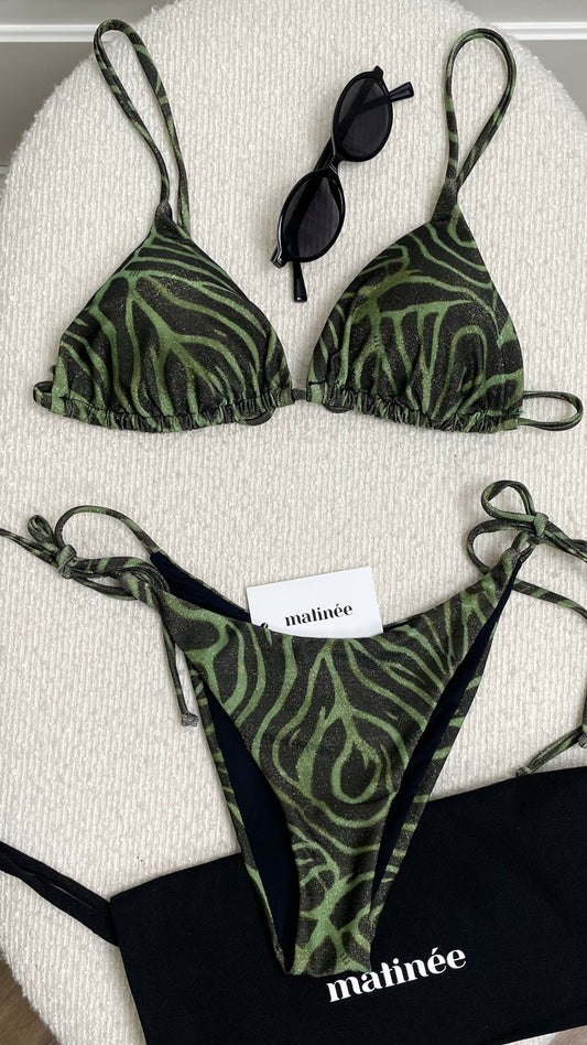Kate fantasia zebrato verde Matinée - CB7010 -