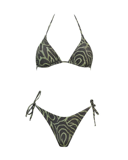 Kate fantasia zebrato verde Matinée - CB7010 -