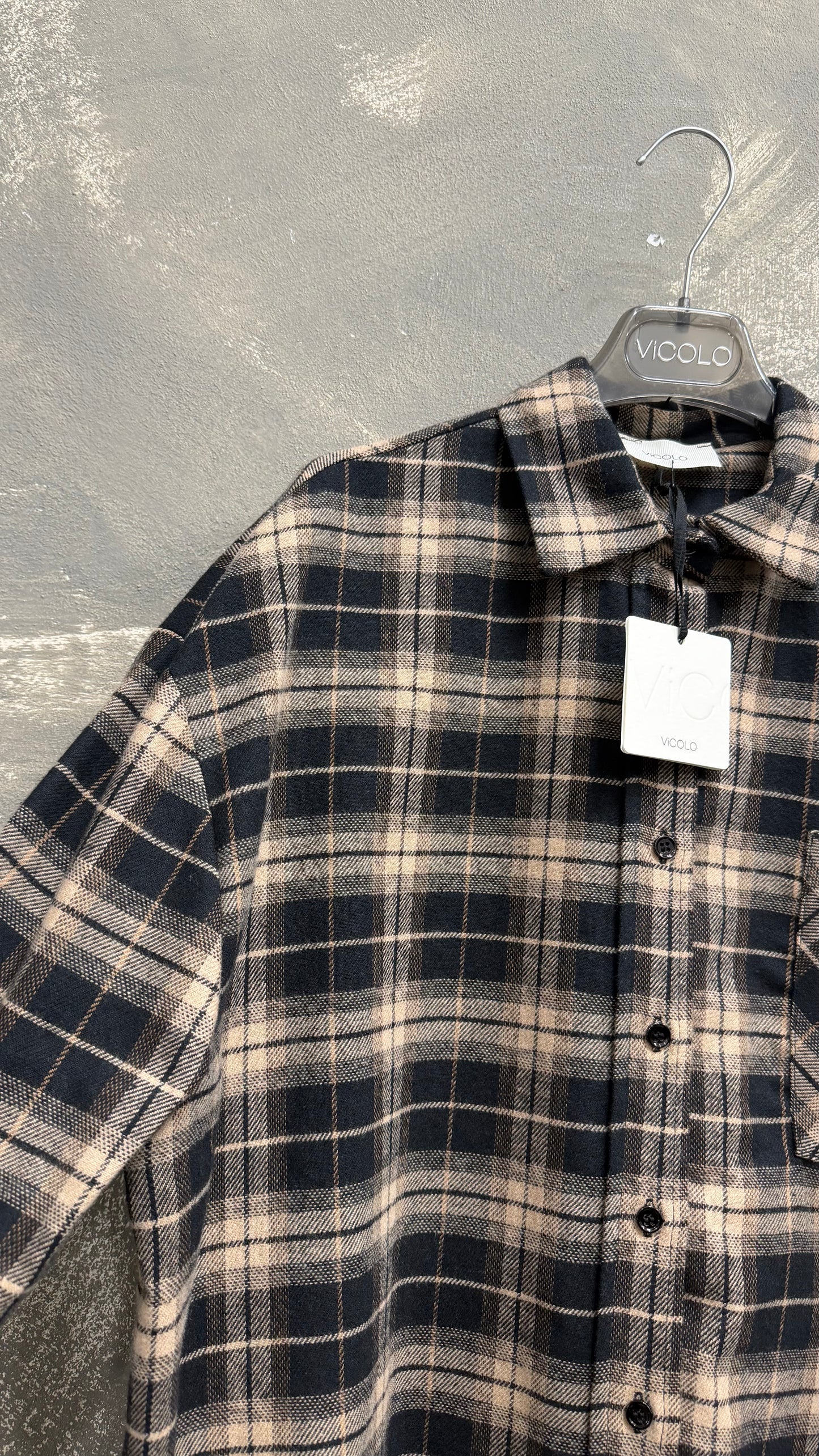 Camicia ViCOLO quadri -TF1739-