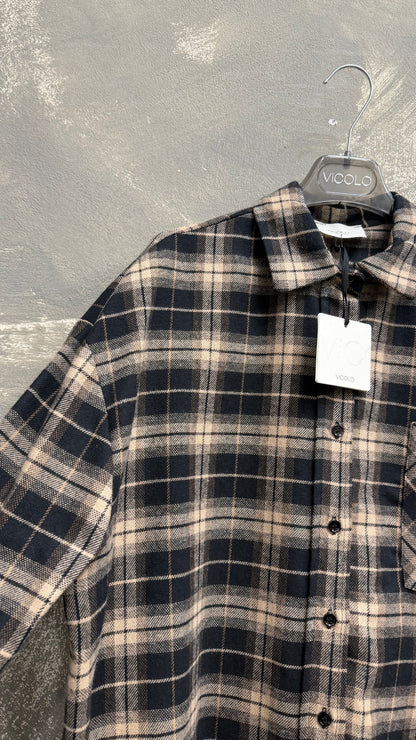 Camicia ViCOLO quadri -TF1739-