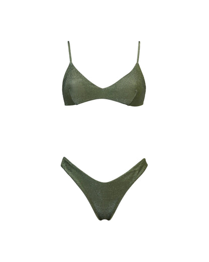 Tina Lurex verde Matinée