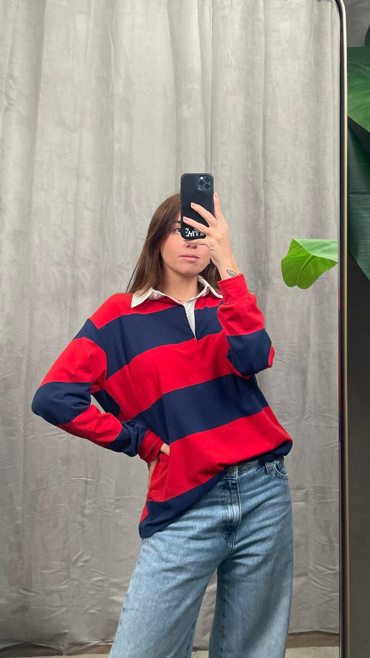 Polo ViCOLO Rosso/Blu