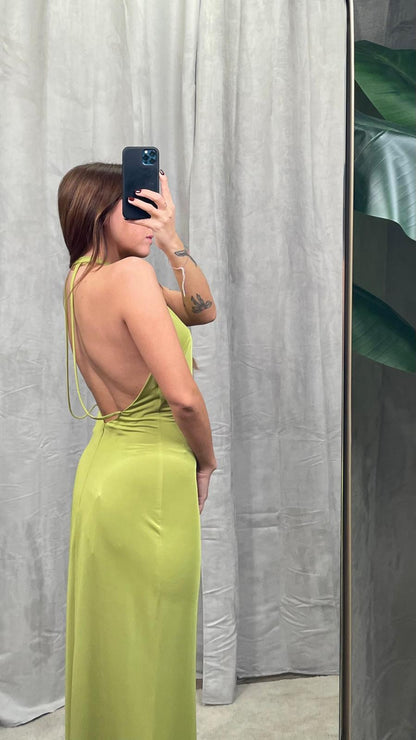 Abito Silence Limited "Jery Dress" Pistacchio