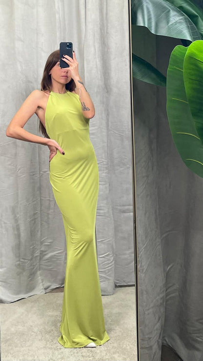 Abito Silence Limited "Jery Dress" Pistacchio