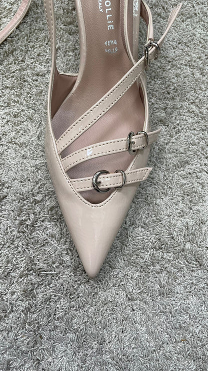 Slingback DivineFollie Vetrino nude