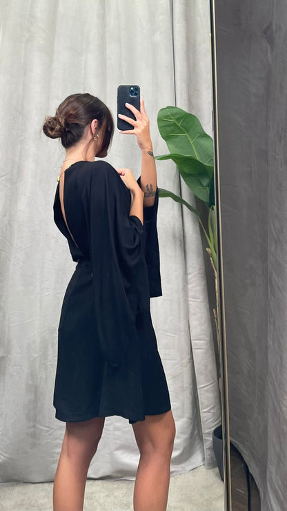 Abito corto farfalla HaveOne -Bordeaux, Moro, Nero-