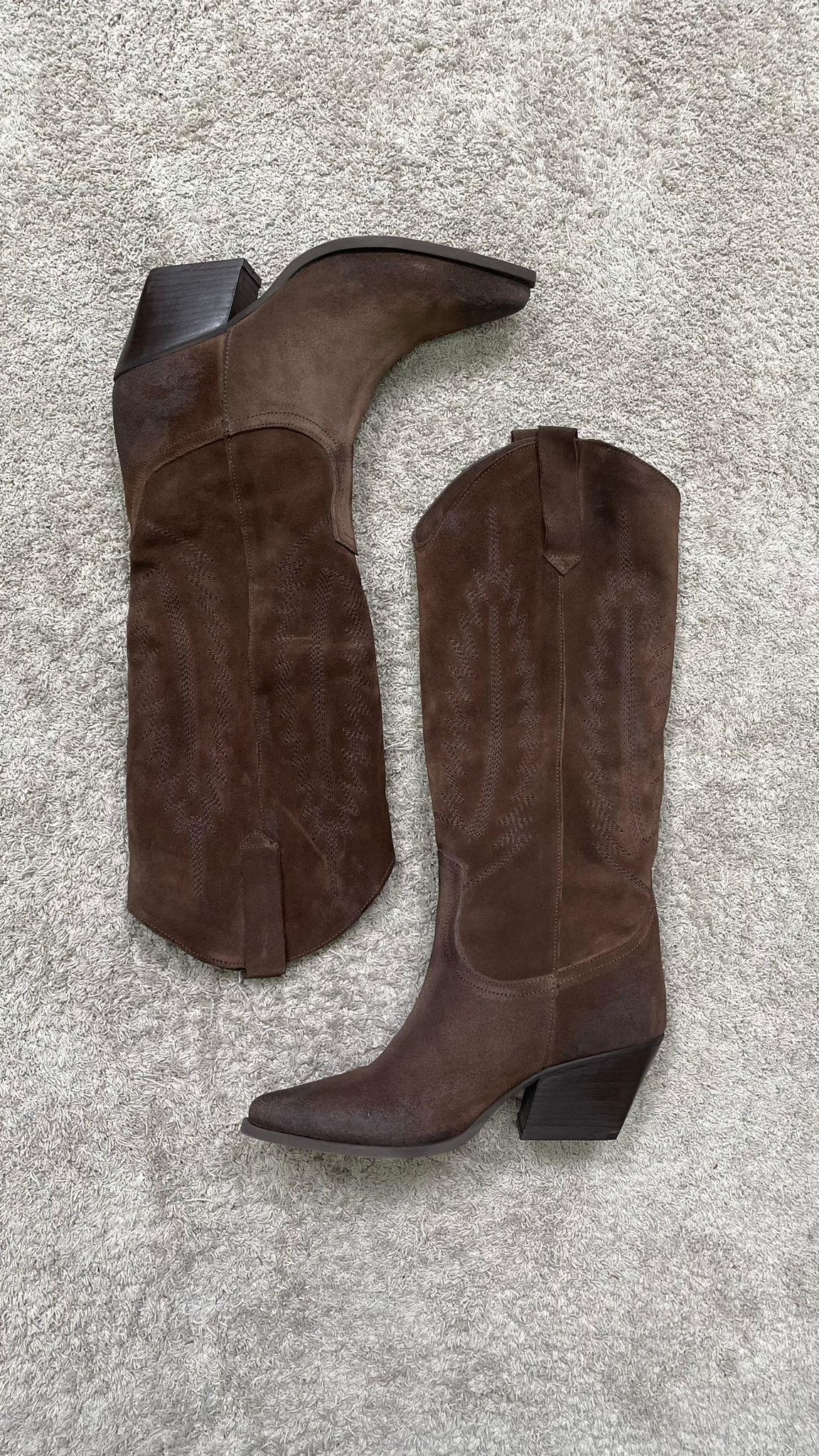 Texano DivineFollie Scamosciato Ricami