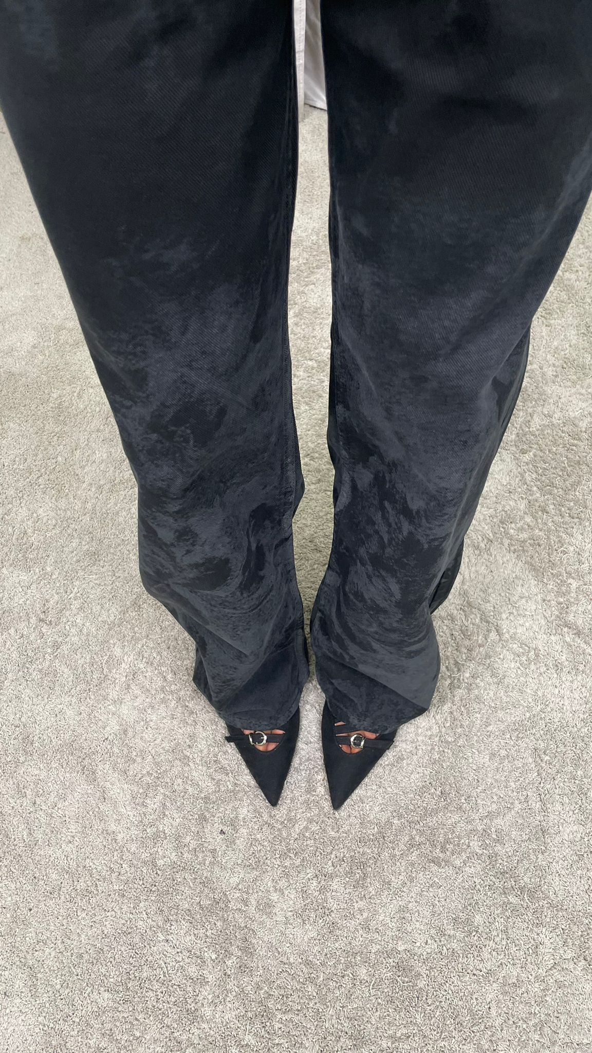 Jeans ViCOLO "Xenobia" stampa fiori -DF5150-
