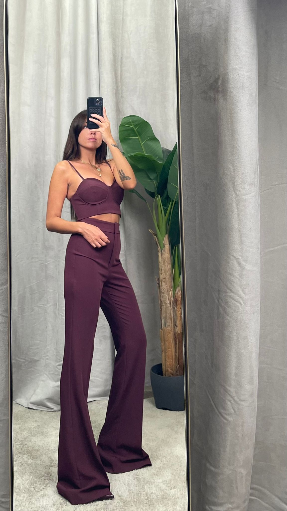 Tailleur Silence Limited Borgogna
