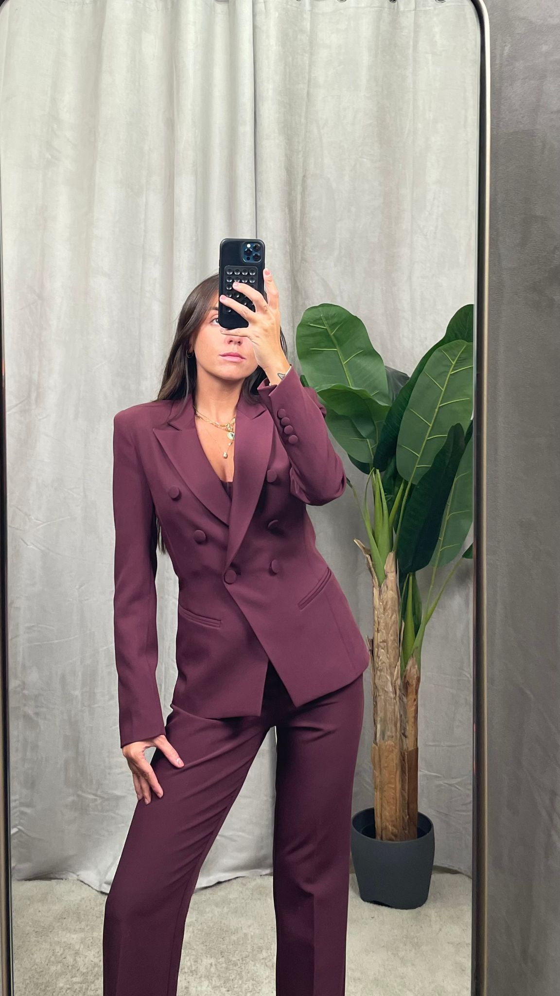 Tailleur Silence Limited Borgogna