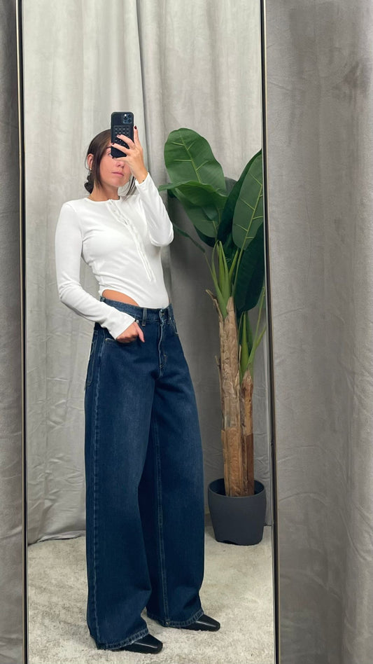 Jeans "Bella" HaveOne blu scuro -PLS-P119-