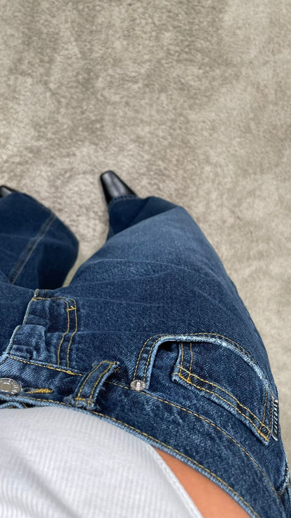 Jeans "Bella" HaveOne blu scuro -PLS-P119-